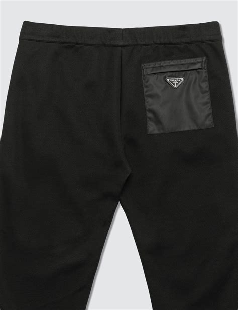 mens prada sweatpants|Prada technical pants.